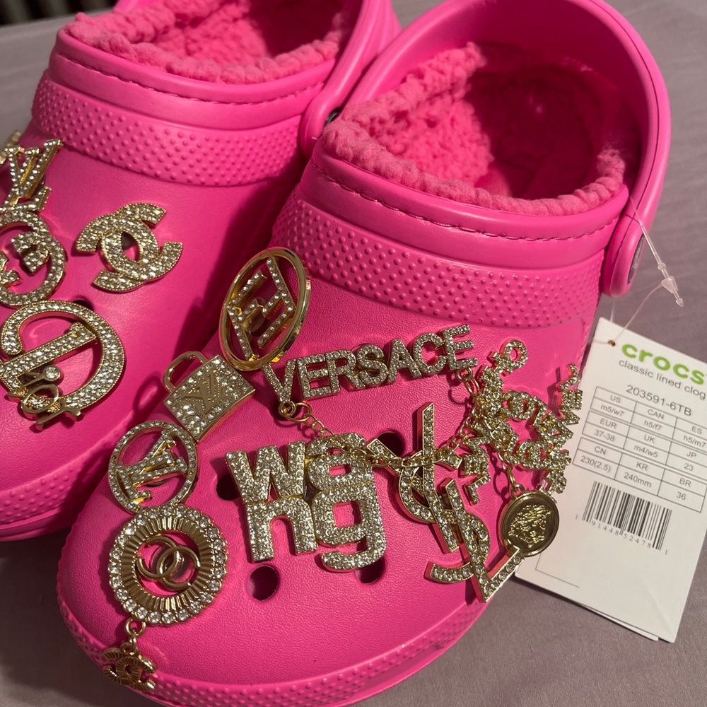 Designer croc charms